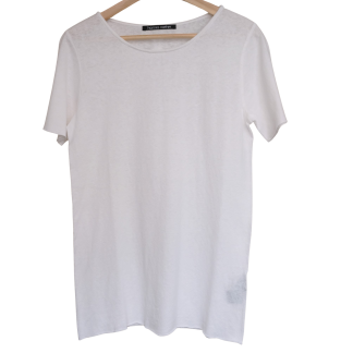 Hannes Roether - Strick T-Shirt Damen white