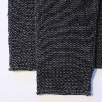 Seldom - Strickpullover Herren Merinowolle schwarz-grün – Bild 3