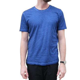 T-shirt Herren Rundhals Blau