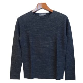 Seldom - Longsleeve Herren Grün-Schwarzmelange