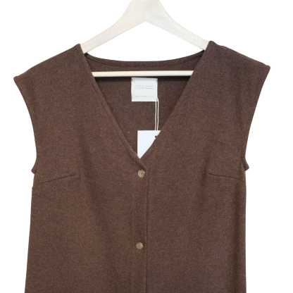 Helena Harfst Damenkleid Braun Wolle