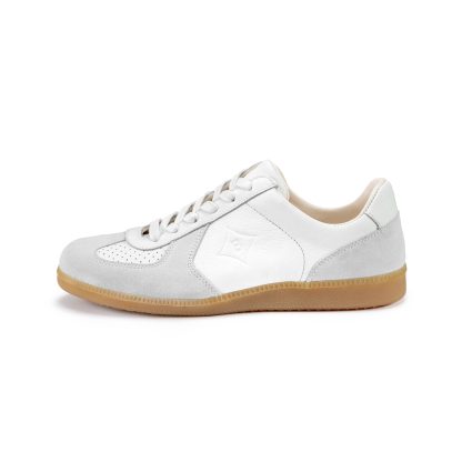 Brütting Ledersneaker Weiß Unisex