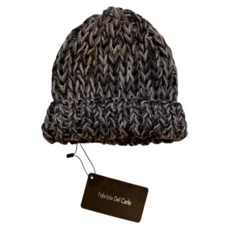 Fabrizio Del Carlo Strickmütze - Braun Mix