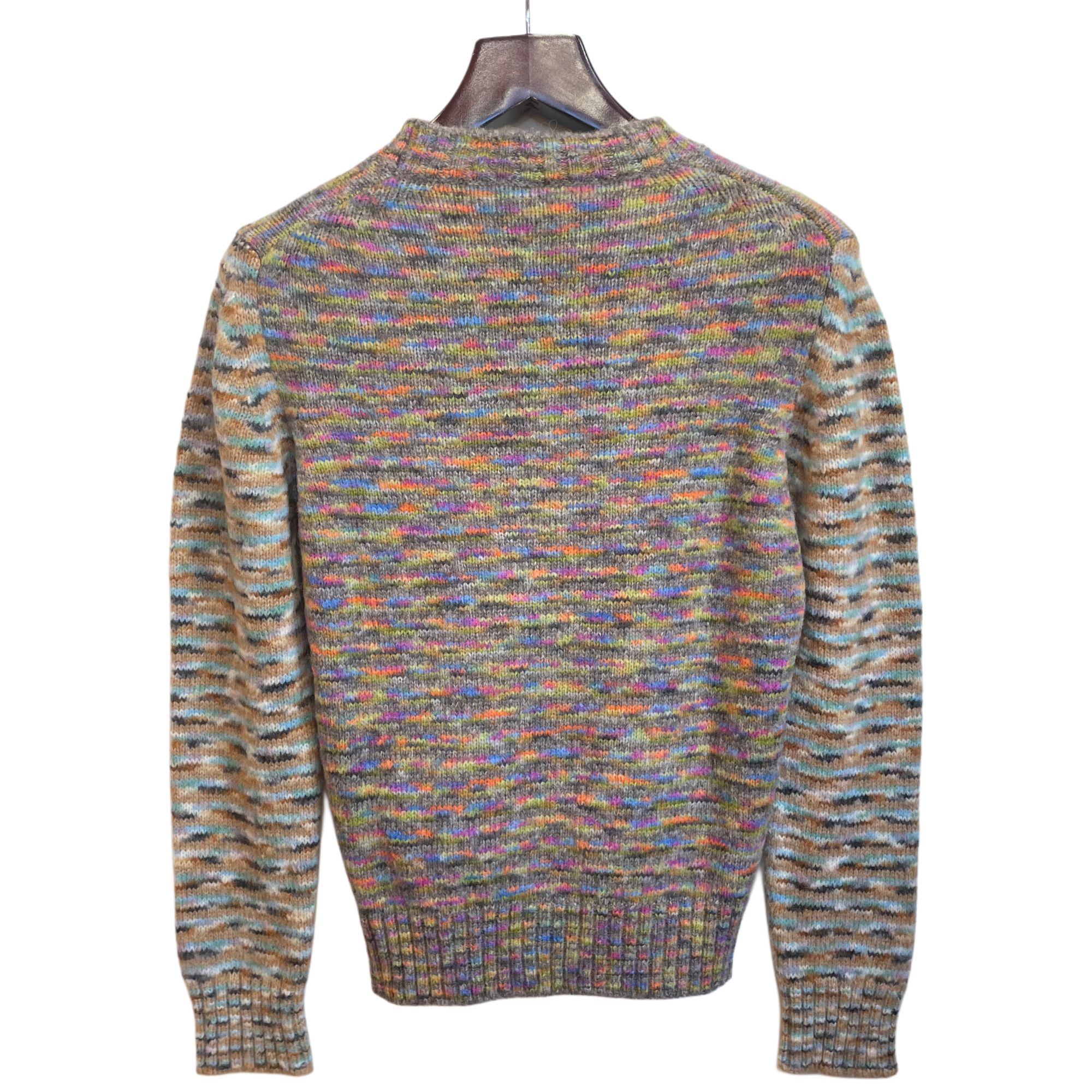 Fabrizio Del Carlo - Wollpullover - Herren handgestrickt - bunt meliert – Bild 2