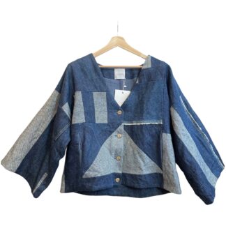 Helena Harfst - Damen Patchworkjacke - Indigo